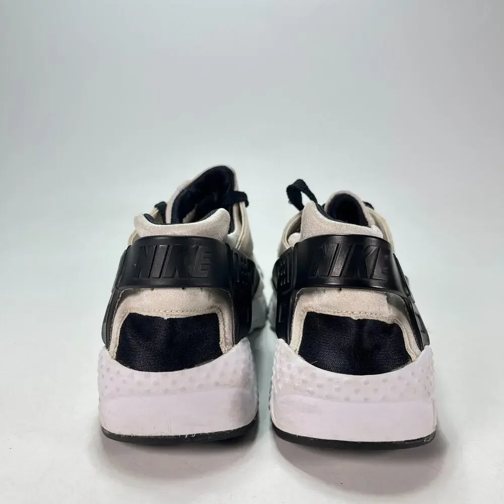 Nike Air Huarache White Black Casual Lifestyle Sneakers 654275-103 Youth Size 7Y